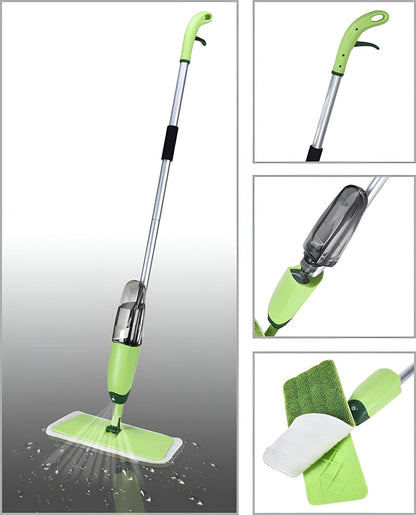 Spray Mop with Removable Washable Cleaning Pad (Multicolour)